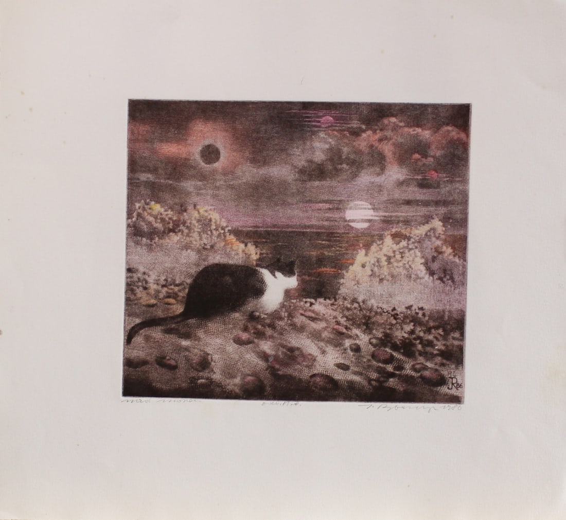 Ró?ycki, J. - Etching - Handsigned (1 of 3)