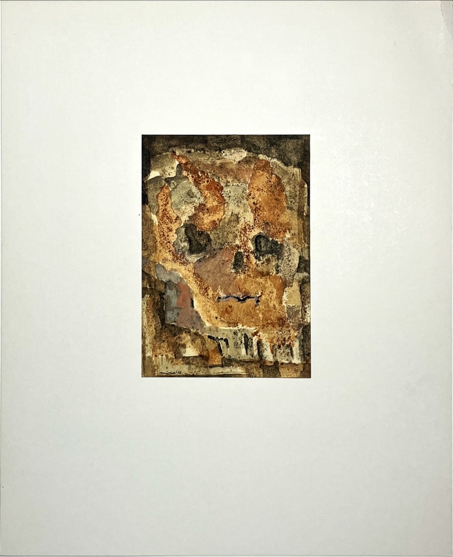 Jan Michels - Watercolor - Hand signed: Jan MIECHELS (Arnhem 1916 - 1996)As an artist, he is self-taught. In 1940, together with his brother Henk, the graphic artist, he rented the Bolkstoren, a tower of the old city wall in Arnhem and set