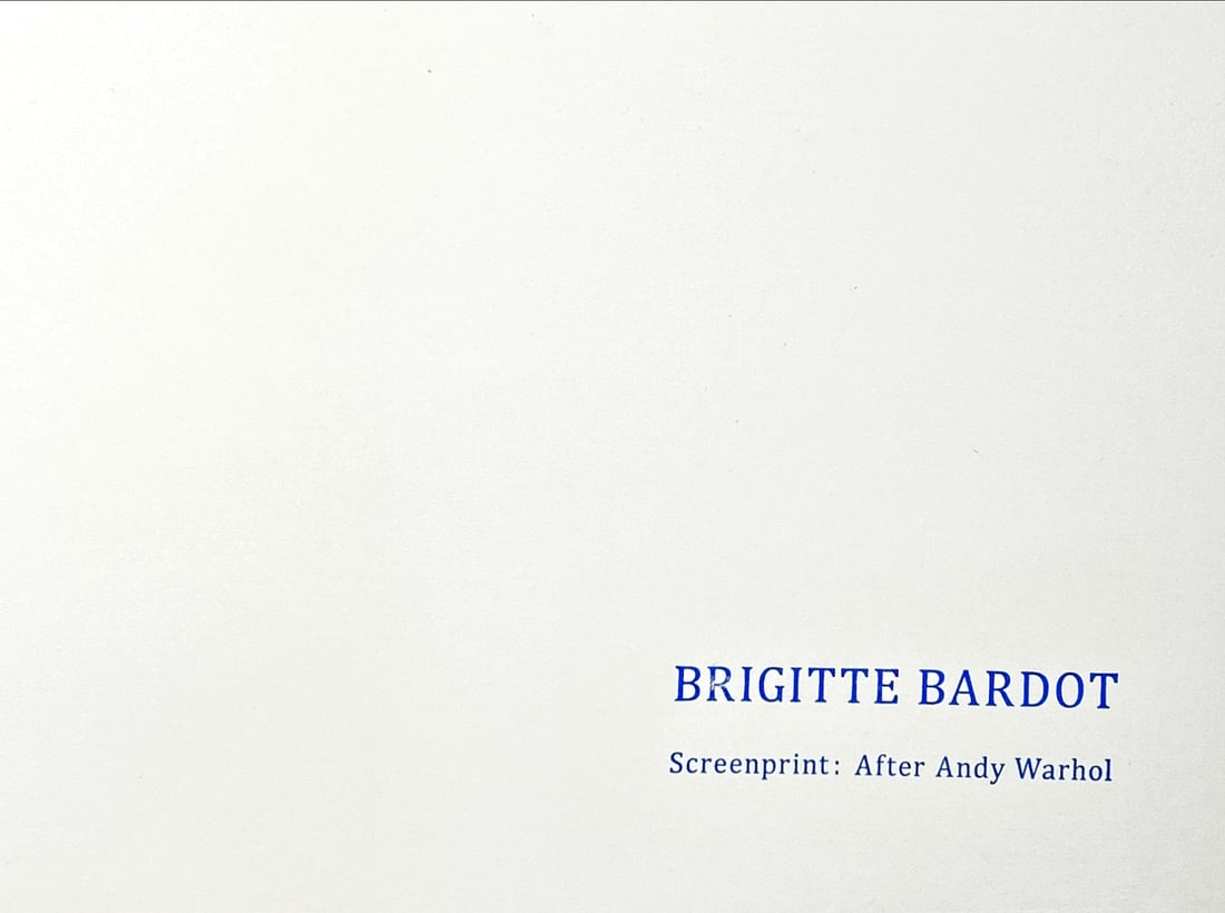 Andy Warhol - Silkscreen - 2