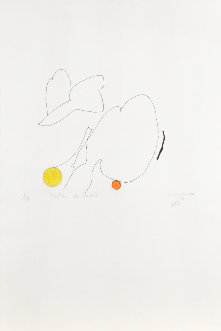 Vacossin, Marie Thérèse - Etching - Handsigned: Hand signed, dated and numumbered in pencil by the artist. Edition: 8/8