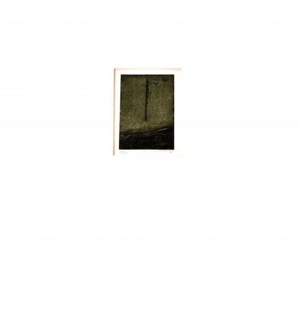 Pannekock, A. - Etching: Handsigned. Completely framed, Passe-Partout. Edition: 25/25.