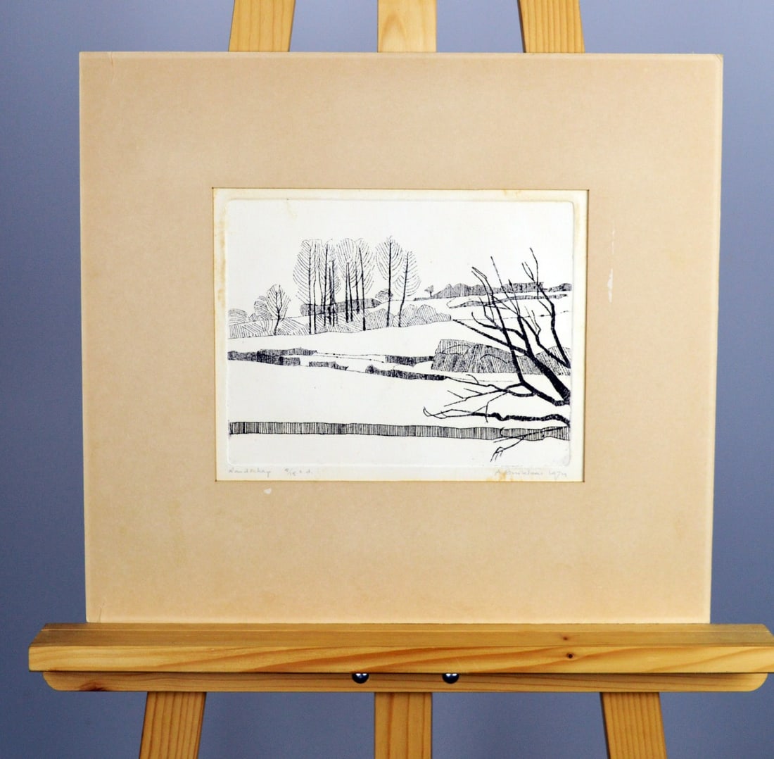 A. Buiklaar - Etching: Handsigned, titled, numbered and dated, Comes with Passe-Partout.