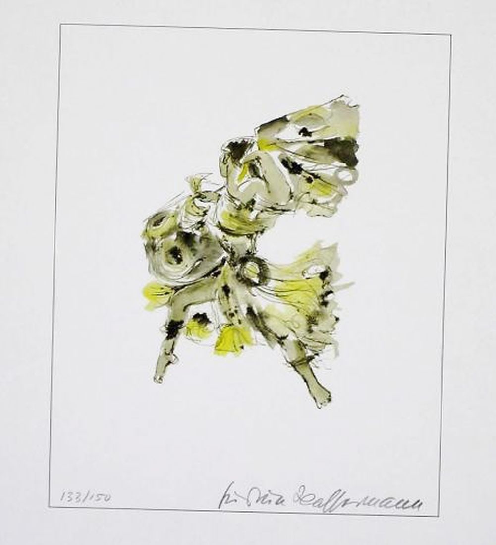 Bassermann, Gudrun - Lithograph - Hand signed: Artist: Bassermann, Gudrun Title: Tänzerin Technique: Lithograph on Fine art paper size: 32,5 x 31,5 cm. (12,8 x 12,4 inch) Framed: Not framed More Information Hand-Signed and numbered sku: GB1077