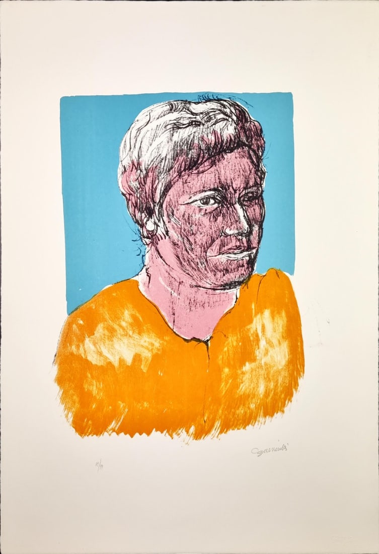 Luigi Guerricchio - Lithograph - Hand signed: Artist: Guerricchio, Luigi Title: Untitled Technique: Lithograph on Handmade paper size: 65,5 x 45 cm. (25,8 x 17,7 inch) Framed: Not framed More Information Luigi Guerricchio 1932 - 1996 Luigi