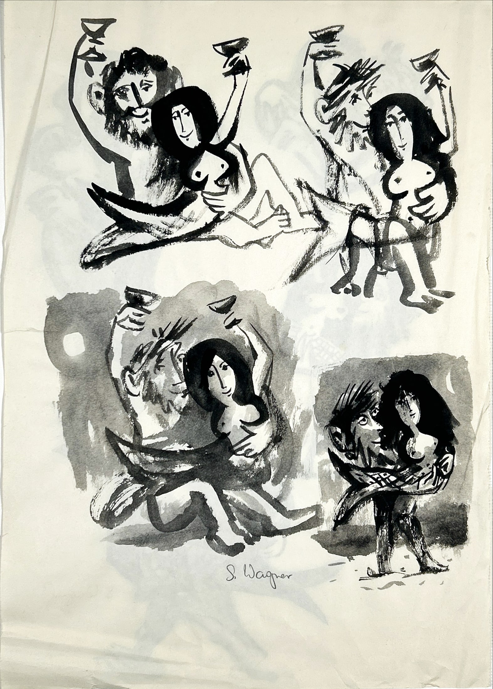 Siegfried Wagner - Lithograph - Hand signed: Artist: Wagner, Siegfried Title: Siegfried Wagner - Lithograph - Hand signed Technique: Lithograph on Paper size: 42 x 29 cm. (16,55 x 11,4 inch) Framed: Not framed More Information</