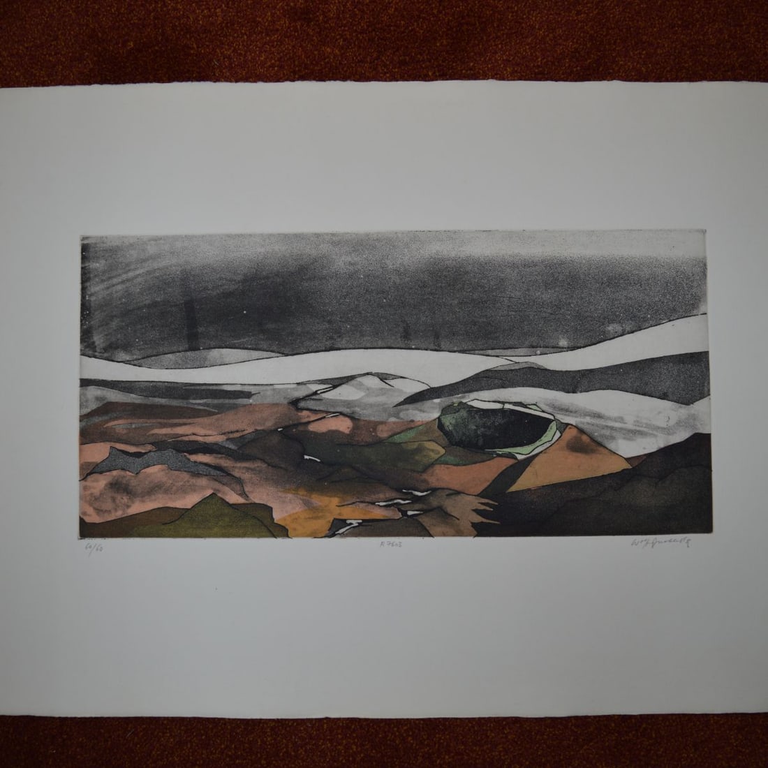 Buchholz, Wolff - Etching - Handsigned: Artist: Buchholz, Wolff Title: Untitled Technique: Etching on BÃ¼tten, Handmade paper size: 50 x 69 cm. (19,7 x 27,15 inch) Framed: Not framed More Information Hand signed