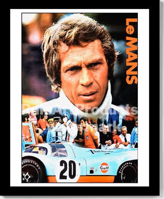 Steve McQueen - Le Mans: Artist: McQueen, Steve Title: Le Mans Technique: Photolithograph on Poster on thick paper size: 80 x 60 cm. (31,5 x 23,6 inch) Framed: Not framed More Information Steve McQueen - Photo of Movieposter
