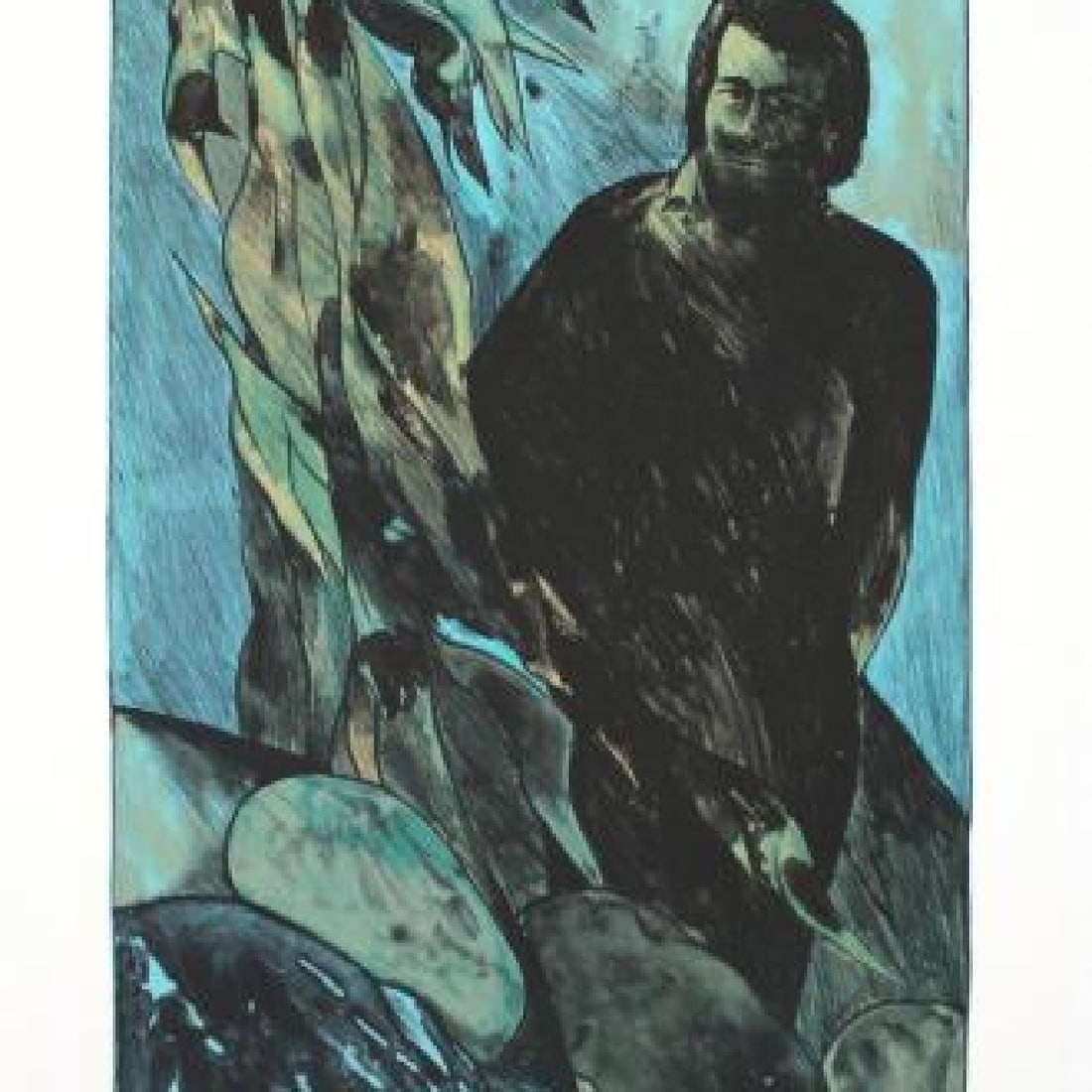 Buchholz, Wolff - Lithograph - Handsigned: Artist: Buchholz, Wolff Title: L7501 / I Technique: Lithograph on BÃ¼tten, Handmade paper size: 56 x 38 cm. (22,05 x 14,95 inch) Framed: Not framed More Information Hand signed, sku: WB1058