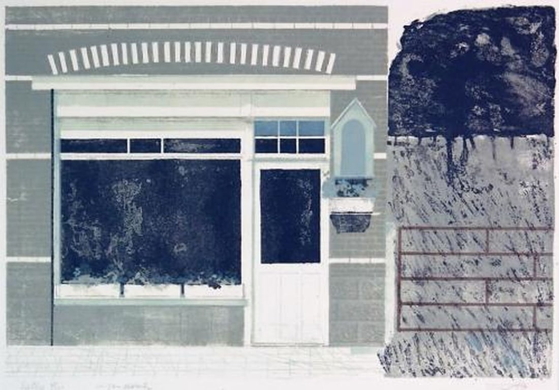 Hermanus J. van Zonneveld - Lithograph - Handsigned (1 of 1)