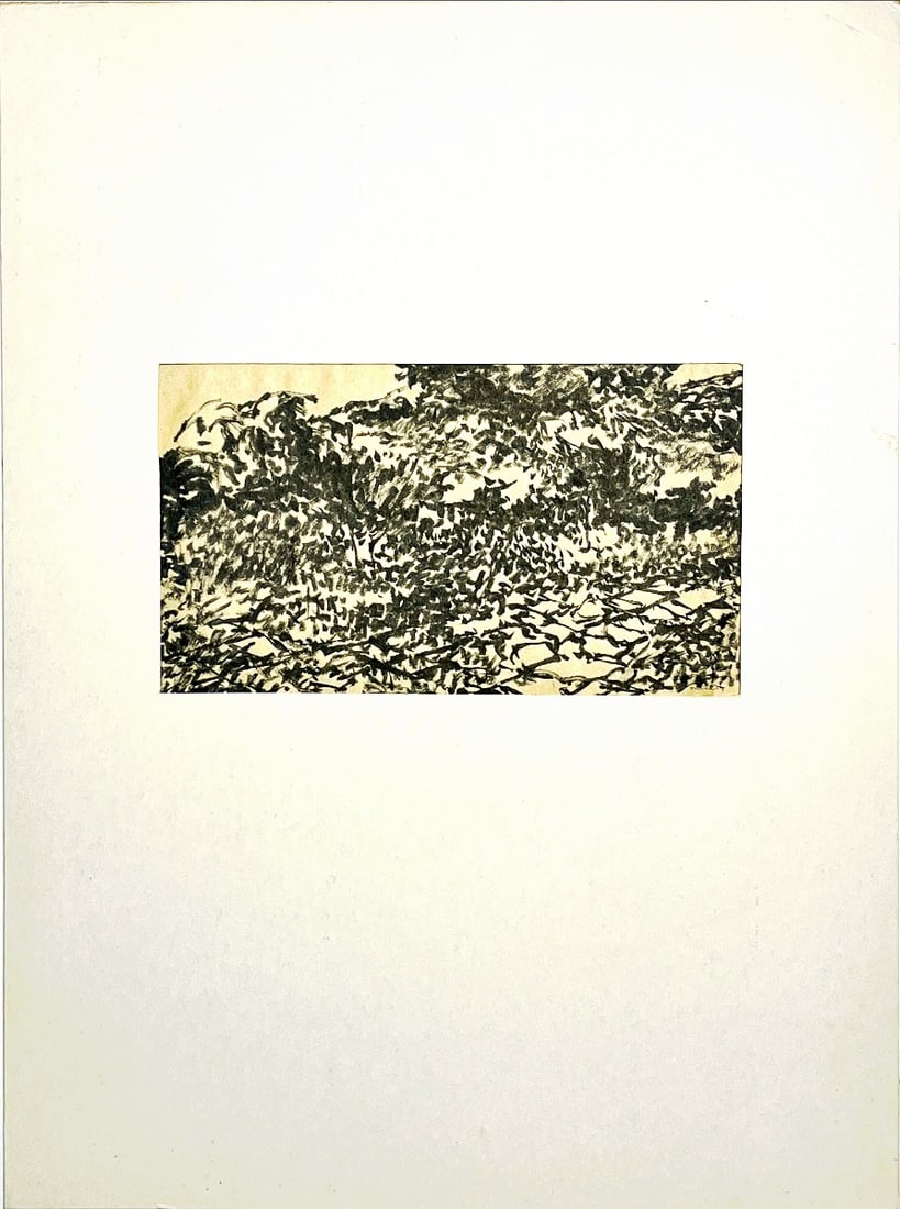 Jan Michels - Ink Gouache - Hand signed: Artist: Miechels, Jan Title: Untitled Technique: Ink Gouache on Paper size: 12 x 20 cm. (4,7 x 7,85 inch) Framed: 40 x 30 cm. (0 x 0 inch.) More Information Jan MIEC