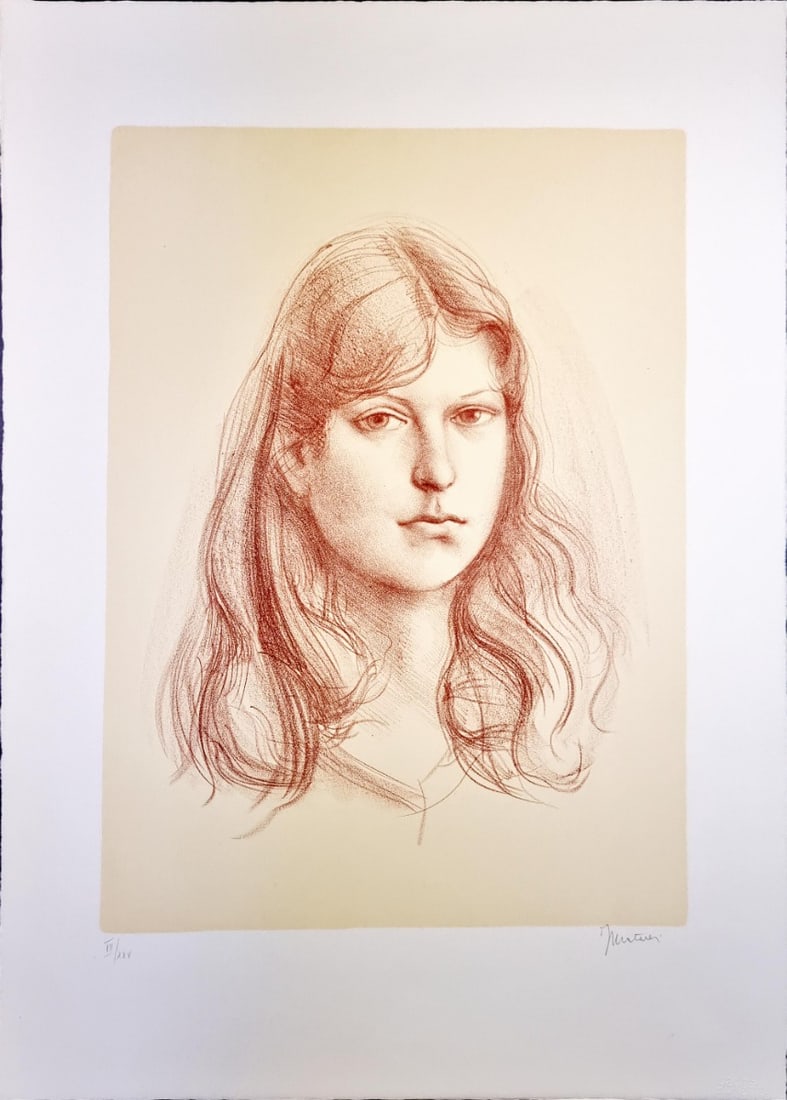 Ferruccio Mataresi - Lithograph - Hand signed: Artist: Mataresi, Ferruccio Title: Untitled Technique: Lithograph on Handmade paper size: 70,5 x 50,5 cm. (27,75 x 19,9 inch) Framed: Not framed More Information Ferruccio