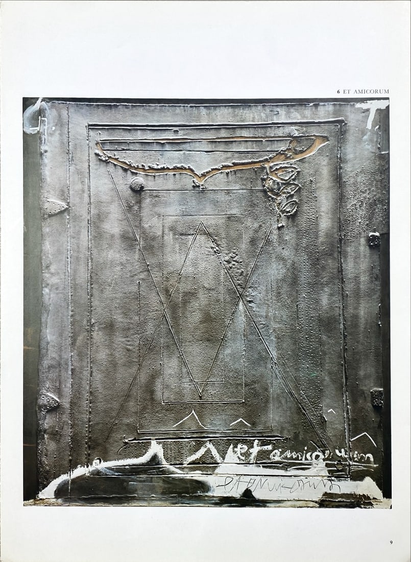 Antoni Tapies - Lithograph - DLM 1982 (Derriere le Miroir) (1 of 2)