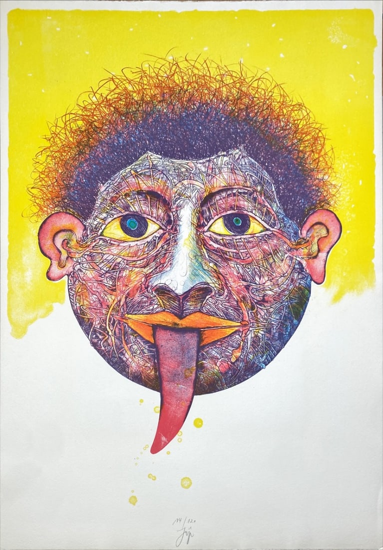 Bernhard Jäger - Lithograph - Hand signed (1 of 1)