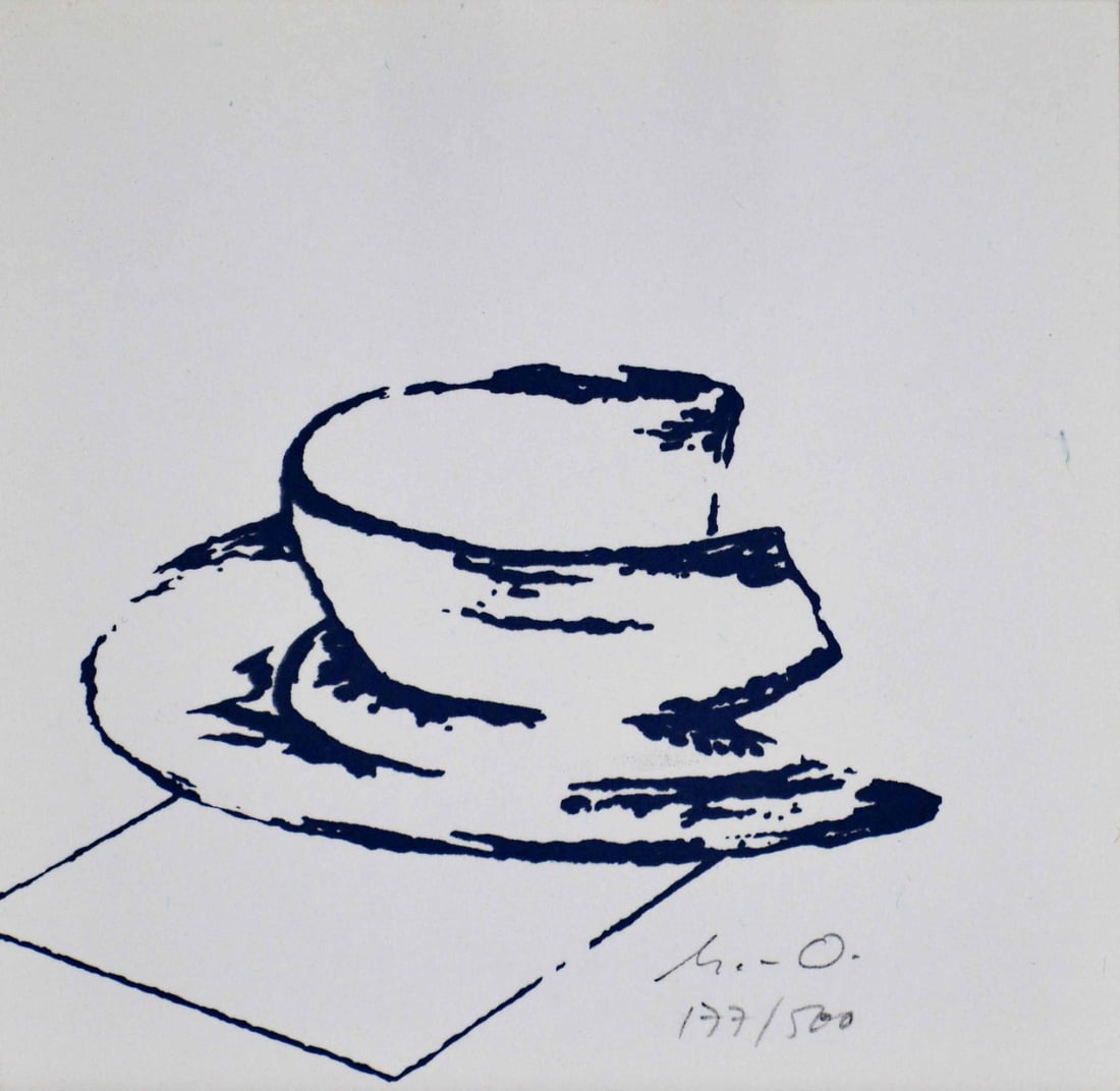 Meijer-Osburg, Willy - Silkscreen - Handsigned: Artist: Meijer-Osburg, Willy Title: Cup Technique: Silkscreen on Heavy smooth paper size: 13,5 x 13,5 cm. (5,3 x 5,3 inch) Framed: Not framed More Information Hand-Signed, numbered with pencil. Born