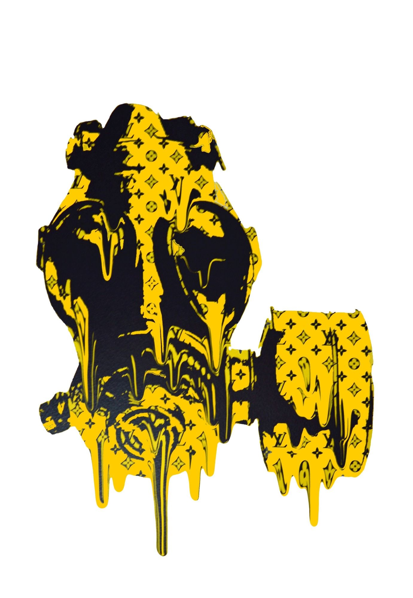 Death NYC - Silkscreen.: Artist: Death NYC Title: Louis Vuitton Gas Mask Technique: Silkscreen on Fine art 300 gsm paper size: 45 x 32 cm. (17,7 x 12,6 inch) Framed: Not framed More Information Han