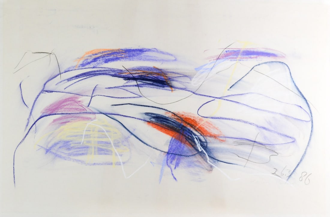 Karen Persson - Calk Drawing: Artist: Persson, Karen Title: Untitled Technique: Chalk drawing on Arches paper size: 65 x 100 cm. (25,6 x 39,35 inch) Framed: Not framed More Information Pastel Drawing. H