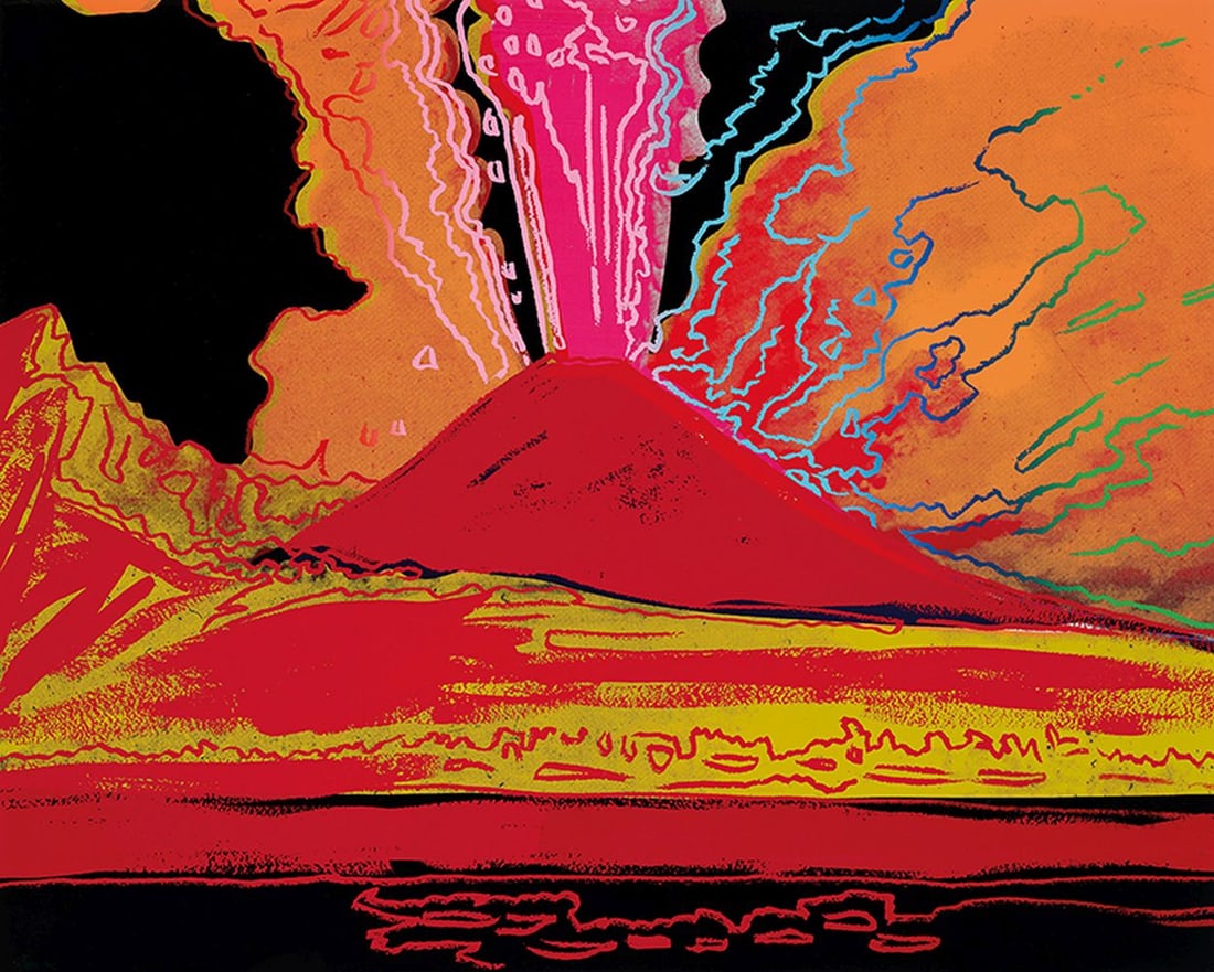 Andy Warhol - Vesuvius - Graphics series: Artist: Warhol, Andy Title: Vesuvius Technique: Serigraphic on Lenox museum board size: 80 x 100 cm. (31,5 x 39,35 inch) Framed: Not framed More Information Andy Warhol - Vesuvius. Unique graphics