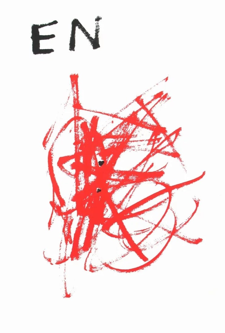 Penck, A.R. - Lithograph: Artist: Penck, A.R. Title: E N Technique: Lithograph on Hahnemühle Velvet size: 30 x 20 cm. (11,8 x 7,85 inch) Framed: Not framed More Information Unsigned sku: ARP1001