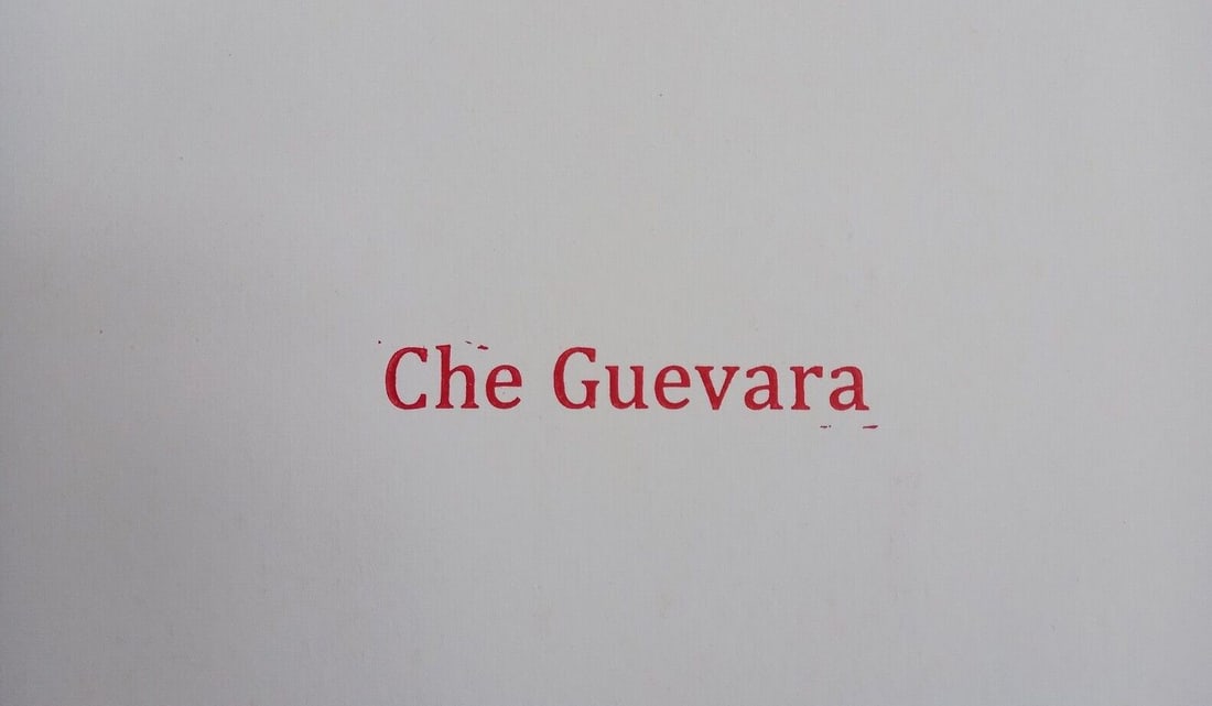 Andy Warhol - silkscreen - Che Guevara - 3