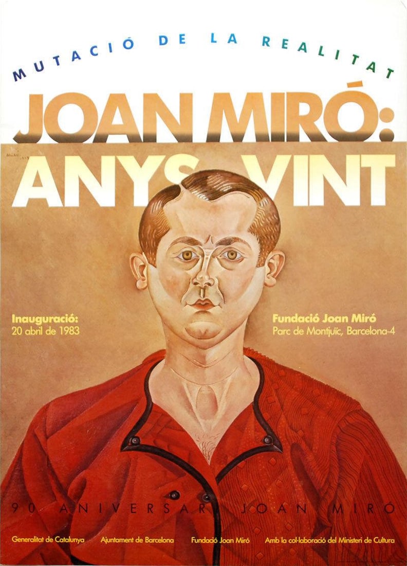 Miro, Joan - Poster: Artist: Miró, Joan Title: Anys Vint Technique: Poster/Affiche on Fine art paper size: 70 x 50 cm. (27,55 x 19,7 inch) Framed: Not framed More Information Exhibition poster - created on the occasion