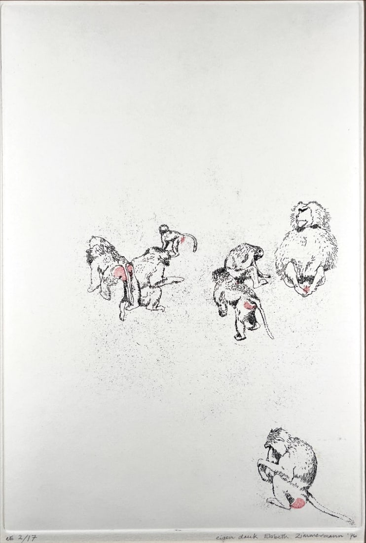 Elsbeth Zimmermann - Etching - Hand signed - 2