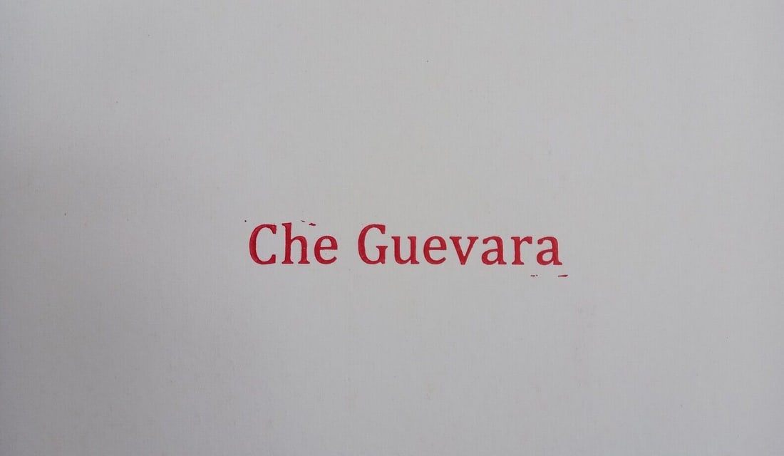 Andy Warhol - silkscreen - Che Guevara - 3