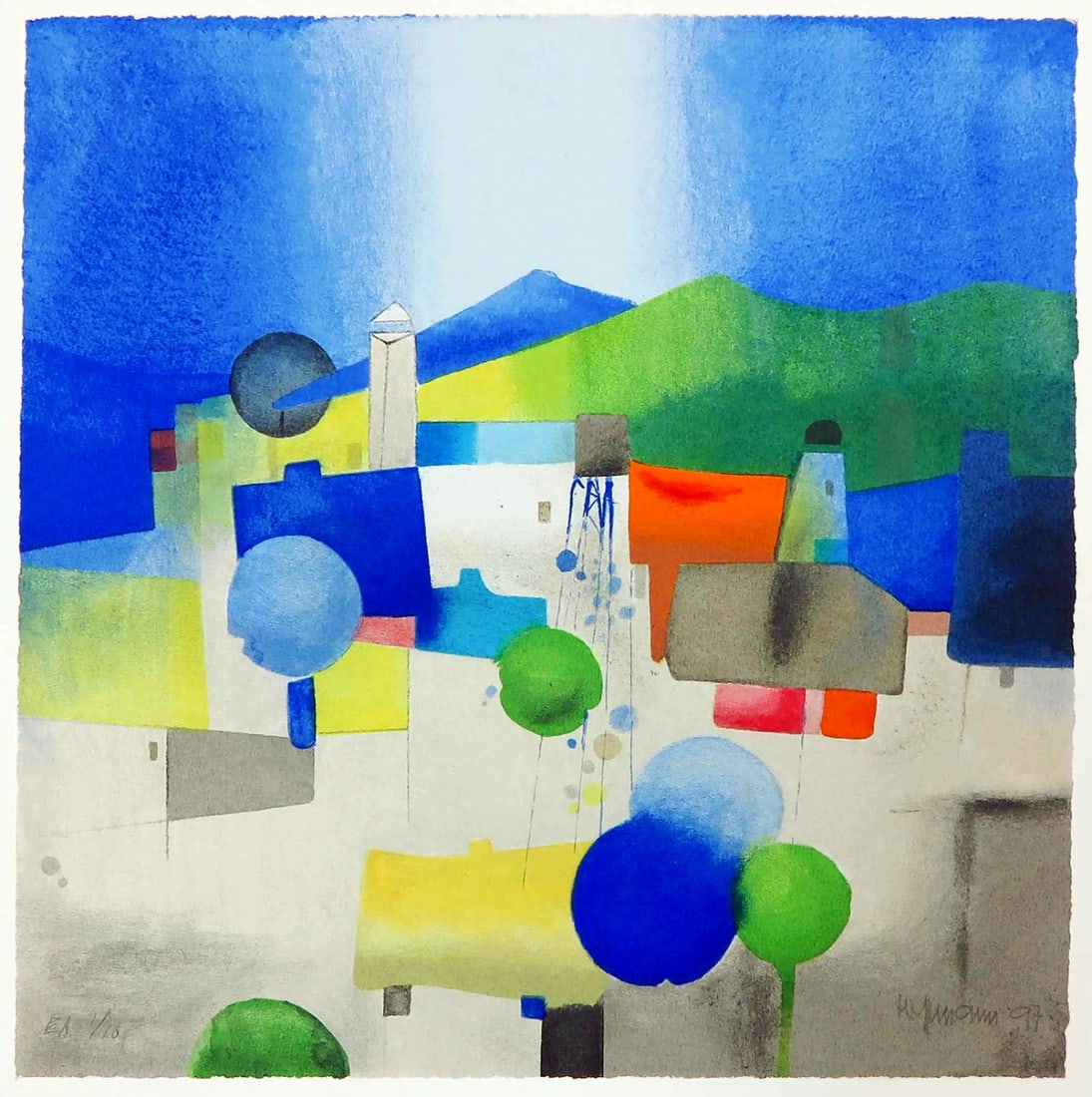 Hoffmann, Heinz - Silkscreen - Hand signed - 2
