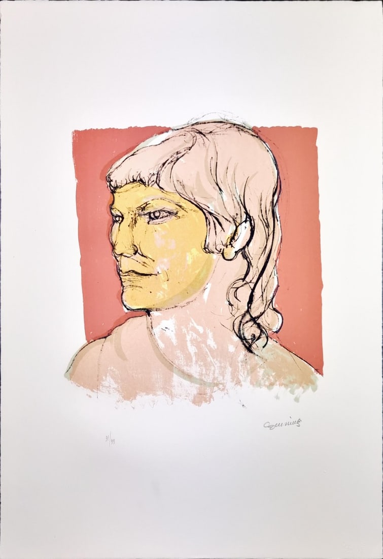 Luigi Guerricchio - Lithograph - Hand signed: Artist: Guerricchio, Luigi Title: Untitled Technique: Lithograph on Handmade paper size: 65,5 x 45 cm. (25,8 x 17,7 inch) Framed: Not framed More Information Luigi Guerricchio 1932 - 1996Luigi