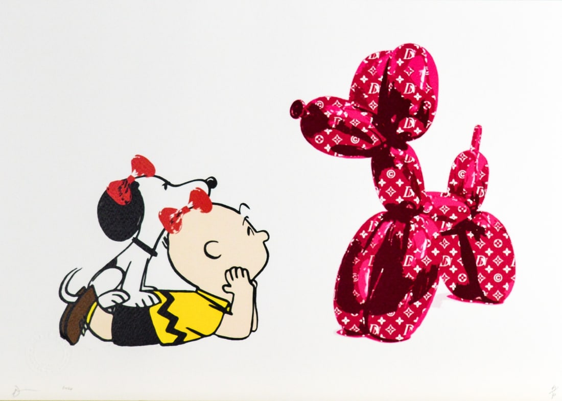 Death NYC - Snoop Louis Vuitton Balloon Dog: Artist: Death NYC Title: Snoop Louis Vuitton Balloon Dog Technique: Silkscreen on Fine art 300 gsm paper size: 32 x 45 cm. (12,6 x 17,7 inch) Framed: Not framed More Information</