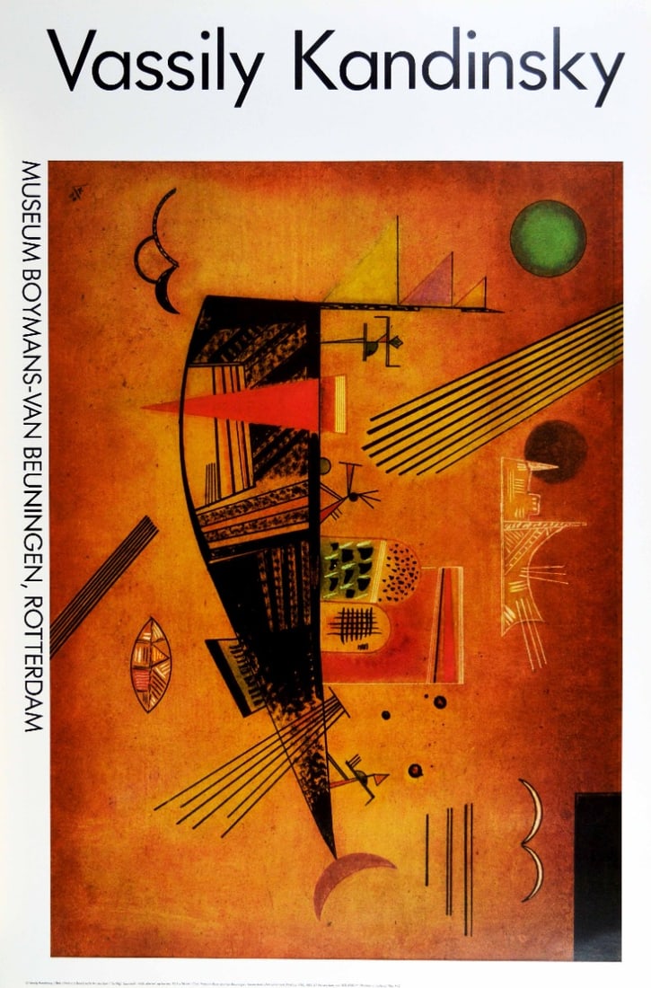 Poster Kandinsky, Vassily.: Artist: Kandinsky, Wassily Title: Untitled Technique: Serigraphic on Heavy weight smooth paper size: 60 x 40 cm. (23,6 x 15,75 inch) Framed: Not framed More Information Coll. Museum Boymans-van