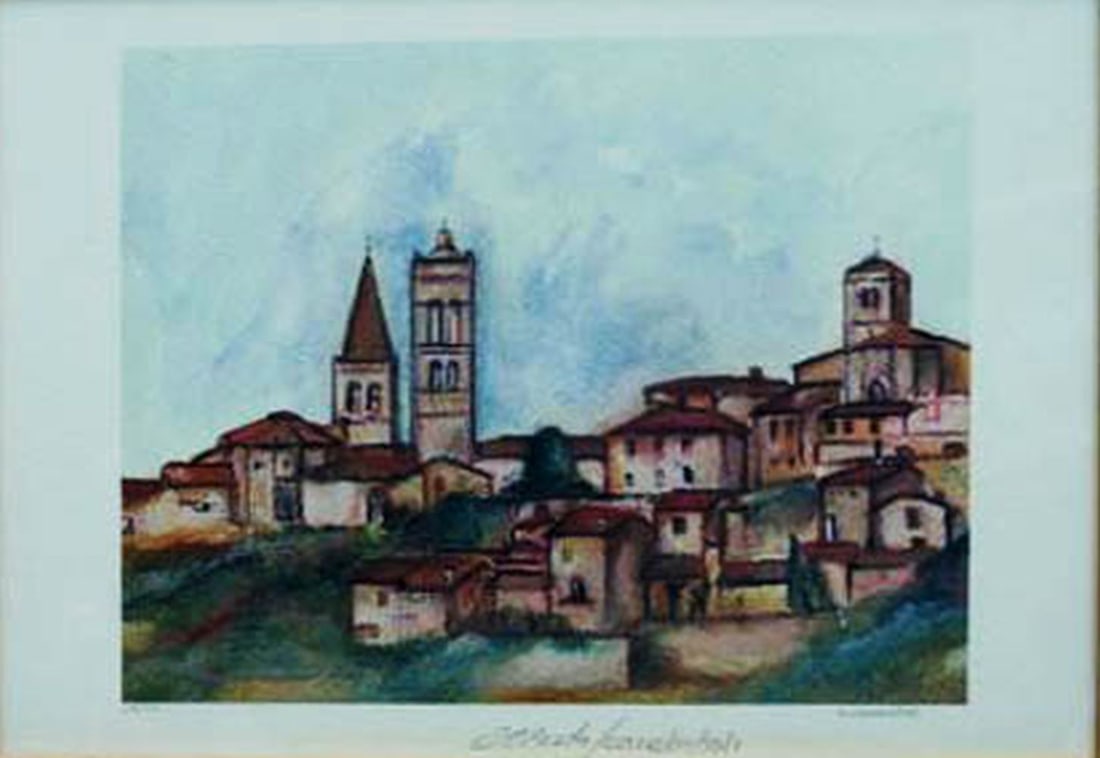Scazebattoli, Alberto - Lithograph: Artist: Scazebattoli, Alberto Title: untitled Technique: Lithograph on Fine art paper size: 30 x 40 cm. (11,8 x 15,75 inch) Framed: Not framed More Information Handsigned and numbered. Completely