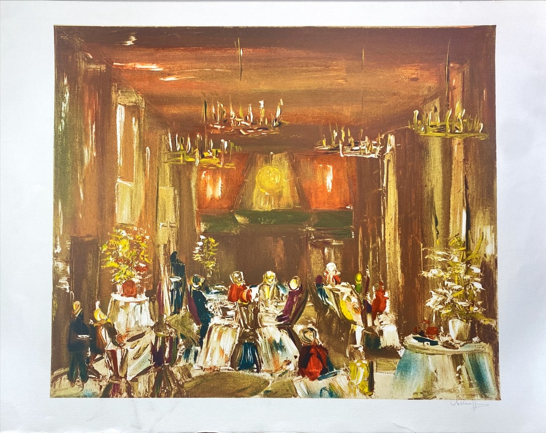 Herman Heuff - Lithograph - Hand signed: Artist: Heuff, Herman Title: Untitled Technique: Lithograph on Handmade paper size: 56 x 76 cm. (22,05 x 29,9 inch) Framed: Not framed More Information Hermanus Davinus (He