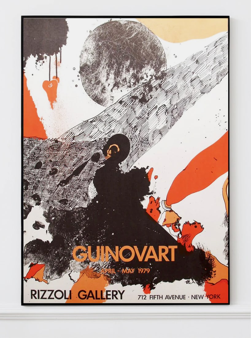Guinovart, Josep - Lithograph Exhibition Poster: Artist: Guinovart, Josep Title: Exhibition Poster Technique: Poster/Affiche on Fine art paper size: 76 x 56 cm. (29,9 x 22,05 inch) Framed: Not framed More Information Josep Guinovart (March 20, 1927