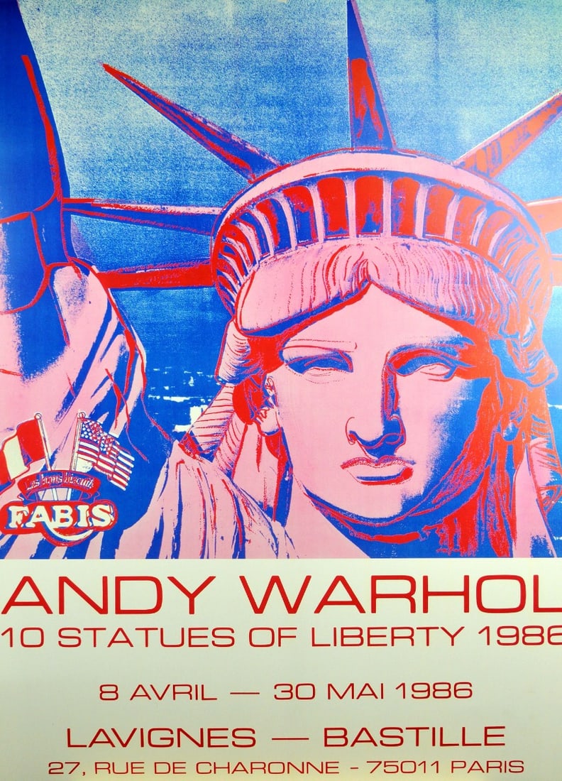 Andy Warhol - 10 Statues of Liberty (1 of 2)
