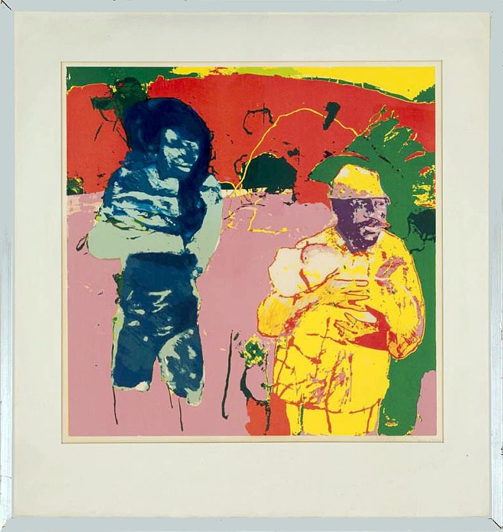 Bohemen, Kees van - Lithograph: Artist: Bohemen, Kees van Title: Untitled Technique: Lithograph on Arches paper size: 60 x 60 cm. (23,6 x 23,6 inch) Framed: x cm. (0 x 0 inch.) More Information H