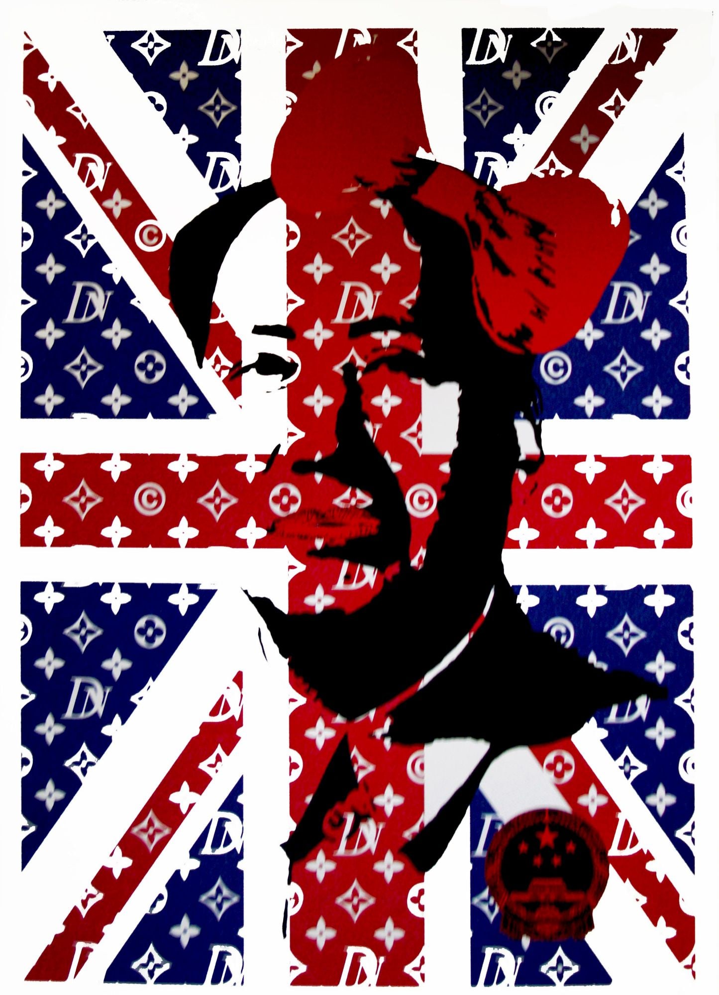 Death NYC - Silkscreen.: Artist: Death NYC Title: Mao Flag Technique: Silkscreen on Fine art 300 gsm paper size: 45 x 32 cm. (17,7 x 12,6 inch) Framed: Not framed More Information Hand signature by