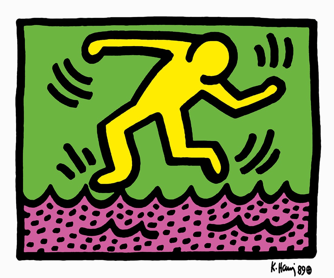 Keith Haring - Screenprint - Signed and hand numbered: Artist: Haring, Keith Title: Pop Shop Technique: Screenprint on Lenox museum board size: 50 x 60 cm. (19,7 x 23,6 inch) Framed: Not framed More Information Keith Haring 19
