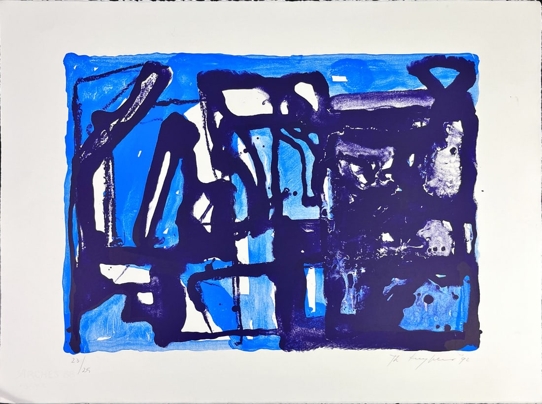 Theo Kuijpers - Lithograph - Hand signed: Artist: Kuijpers, Theo Title: Untitled Technique: Lithograph on Heavy weight Handmade paper size: 57,5 x 76,5 cm. (22,65 x 30,1 inch) Framed: Not framed More Information Th