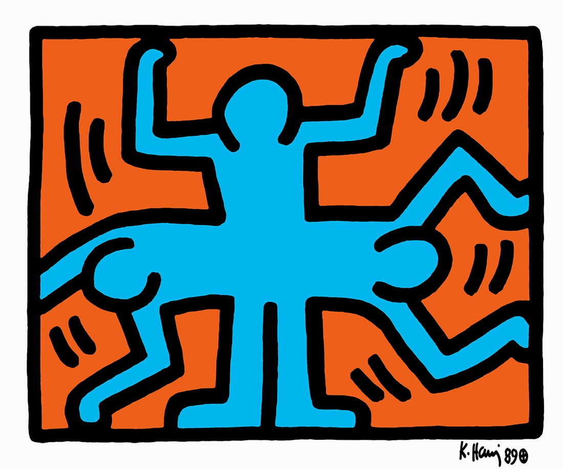 Keith Haring - Screenprint - Signed and hand numbered: Artist: Haring, Keith Title: Pop Shop Technique: Screenprint on Lenox museum board size: 50 x 60 cm. (19,7 x 23,6 inch) Framed: Not framed More Information Keith Haring 19