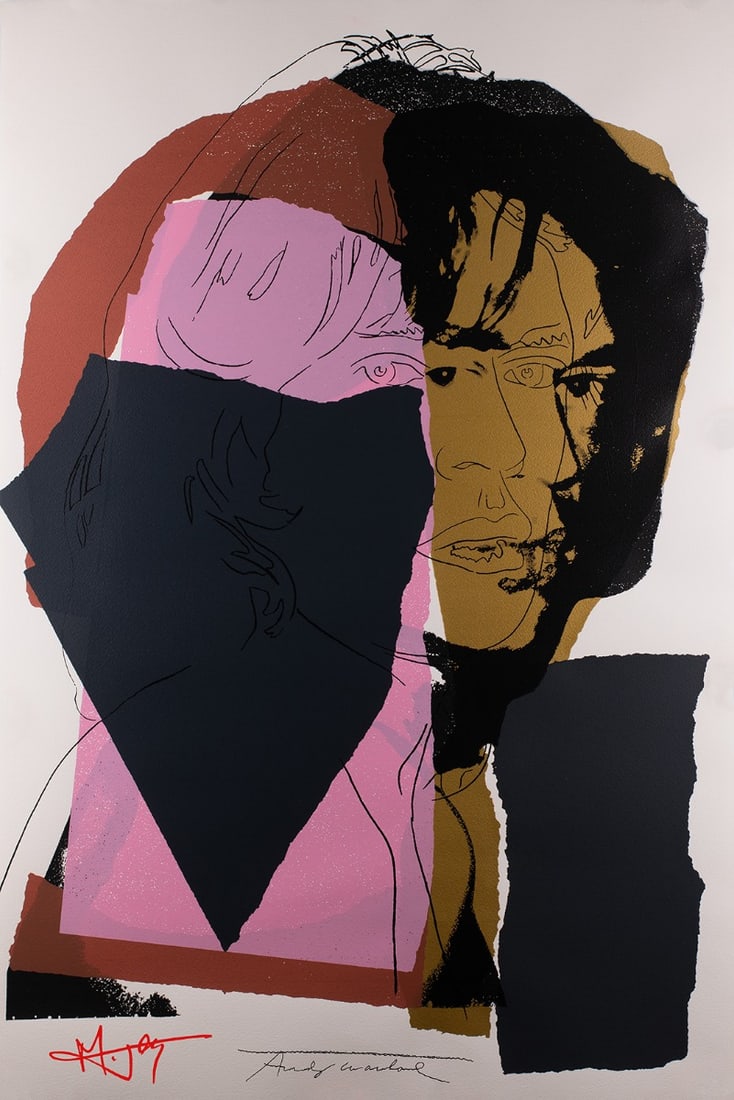 Andy Warhol - Mick Jagger - Screenprint - Signed: Artist: Warhol, Andy Title: Mick Jagger Technique: Screenprint on Lenox museum board size: 110,5 x 73,7 cm. (43,5 x 29 inch) Framed: Not framed More Information Signed by W