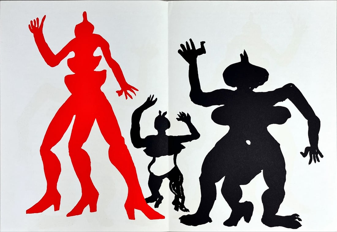 Alexander Calder - Lithograph - DLM (Derriere le Miroir): Artist: Calder, Alexander Title: Alexander Calder - Lithograph - DLM (Derriere le Miroir) Technique: Lithograph on Arches paper size: 38 x 56 cm. (14,95 x 22,05 inch) Framed: Not framed
