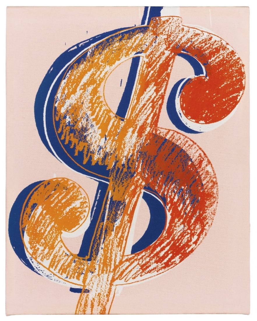 Andy Warhol - Dollar Sign - Screenprint: Artist: Warhol, Andy Title: Dollar Sign Technique: Screenprint on Lenox museum board size: 100 x 70 cm. (39,35 x 27,55 inch) Framed: Not framed More Information Andy Warhol