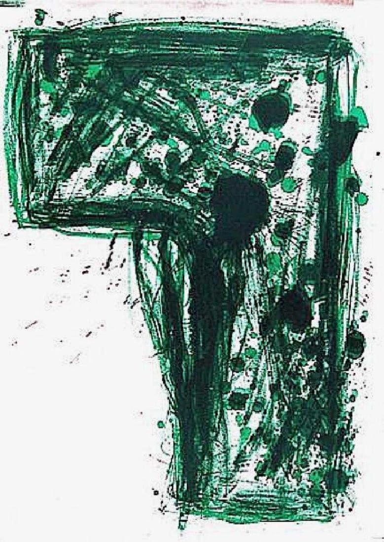 Walasse Ting - Original lithograph from 1 Cent Life portfolio: Artist: Ting, Walasse Title: 7 Indigo Flowers left Home Technique: Lithograph on BFK Rives paper size: 41 x 29 cm. (16,15 x 11,4 inch) Framed: Not framed More Information W