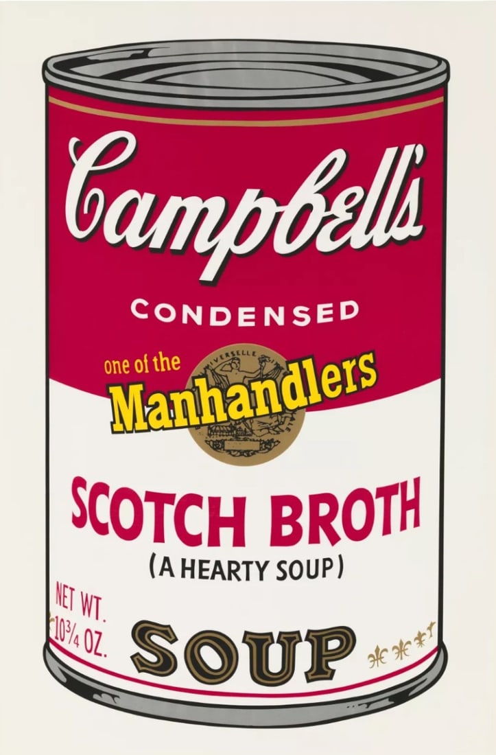 Andy Warhol - Campbells Soup - Silkscreen: Artist: Warhol, Andy Title: Scotch Broth Technique: Silkscreen on Museum board (heavy weight paper) size: 89 x 58,5 cm. (35,05 x 23,05 inch) Framed: Not framed More Information