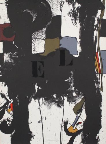 Guinovart, Josep - Lithograph - Handsigned: Artist: Guinovart, Josep Title: Composition (EL) Technique: Lithograph on Arches paper size: 76 x 56 cm. (29,9 x 22,05 inch) Framed: Not framed More Information Edition: H.