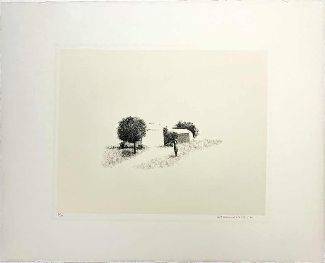 Koornstra, Metten - Lithograph - Hand signed: Artist: Koornstra, Metten Title: Untitled Technique: Lithograph on Handmade paper size: 50,5 x 65,5 cm. (19,9 x 25,8 inch) Framed: Not framed More Information Hand-Signed a