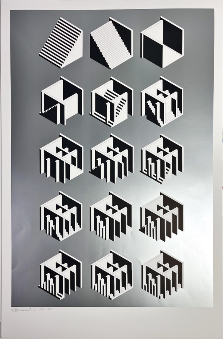 Marcello Morandini - Rosenthal - Lithograph - Hand-signed: Artist: Morandini, Marcello Title: Rosenthal Technique: Lithograph on Heavy smooth paper size: 70 x 46 cm. (27,55 x 18,1 inch) Framed: Not framed More Information Rosen