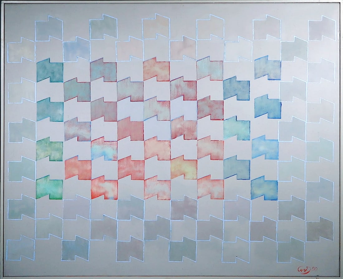 Wim van Doorne - Oil Painting on canvas - Handsigned (1 of 3)