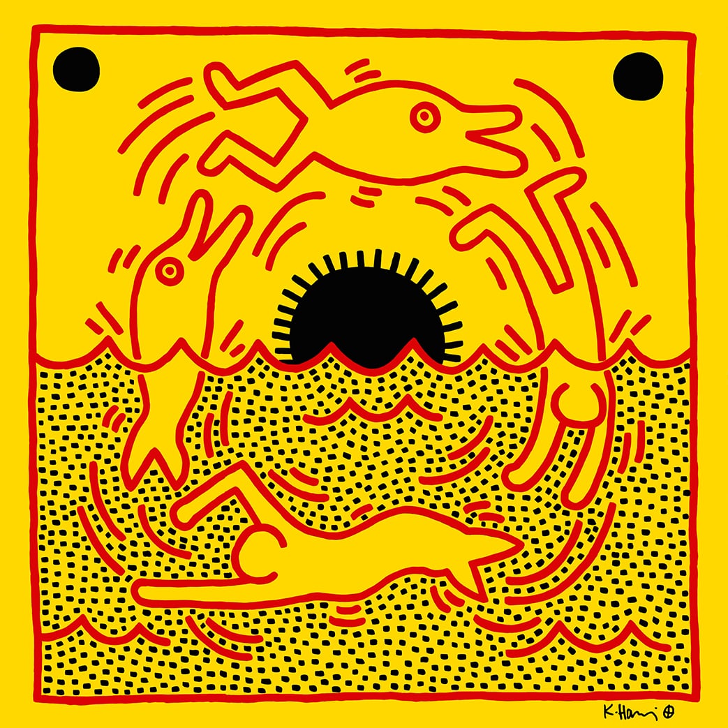 Keith Haring - Screenprint - Signed and hand numbered (1 of 3)