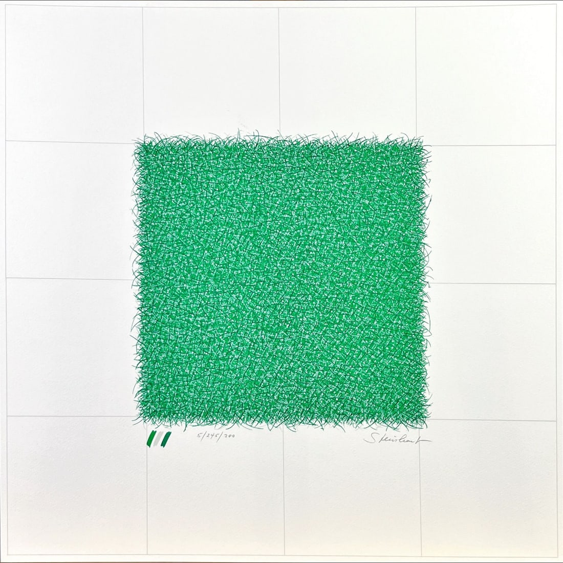 Eckhard Steinhorst, Silkscreen, signed by hand: Artist: Steinhorst, Eckhard Title: Das Ziel der Ziele Technique: Silkscreen on Lenox museum board size: 41 x 41 cm. (16,15 x 16,15 inch) Framed: Not framed More Information